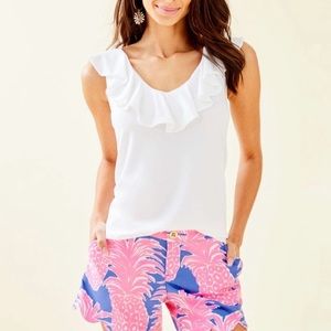 Lilly Pulitzer Resort White Alyssa Top